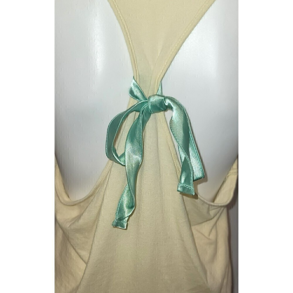 Charlotte Russe Yellow Racerback Tank with Ribbon - Size L - Picture 7 of 10